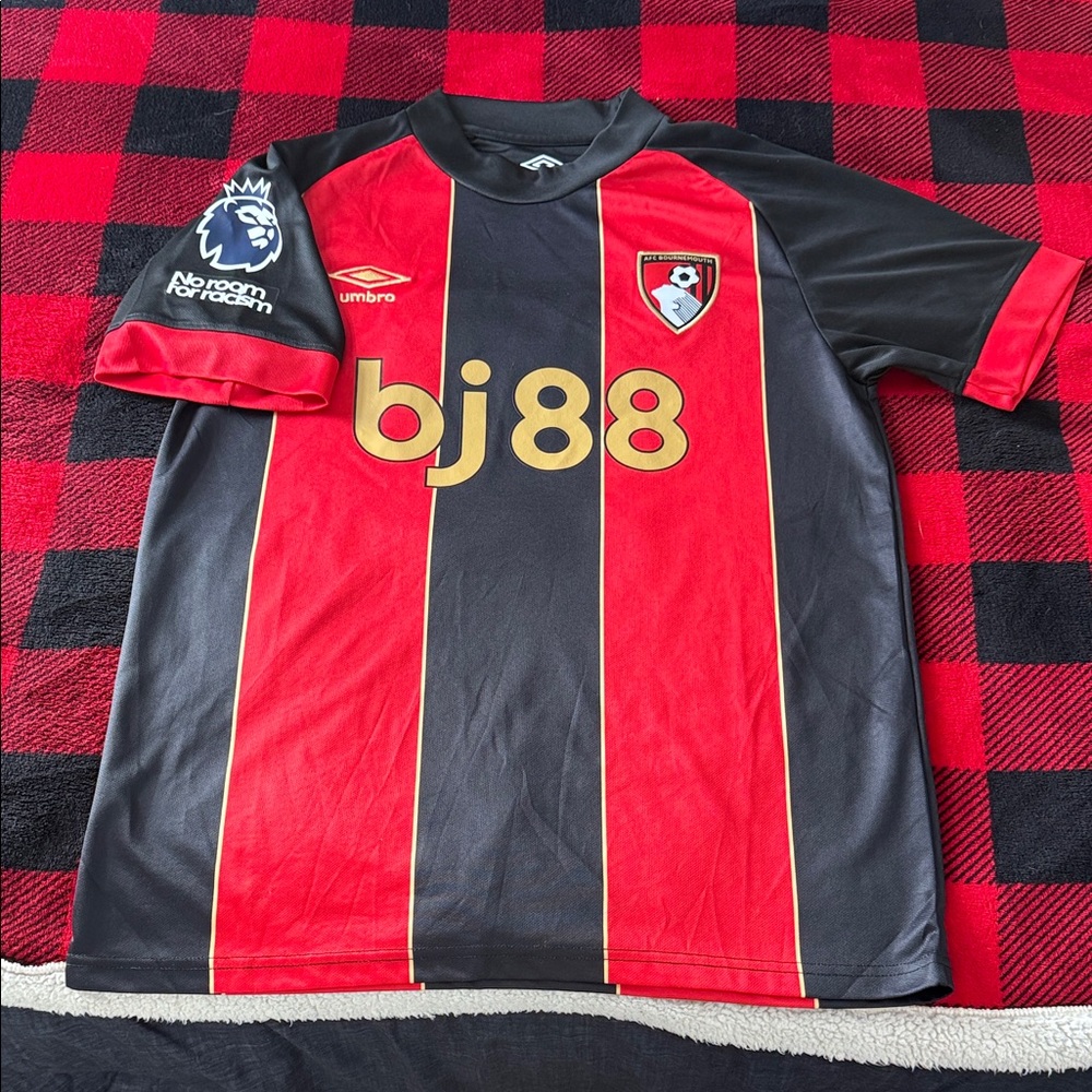 AFC Bournemouth #12 Tyler Adams 2024-25 Umbro Home Premier League Jersey - Picture 2 of 9